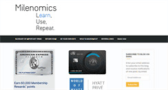 Desktop Screenshot of milenomics.com