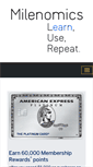 Mobile Screenshot of milenomics.com