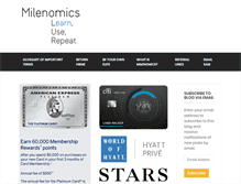 Tablet Screenshot of milenomics.com